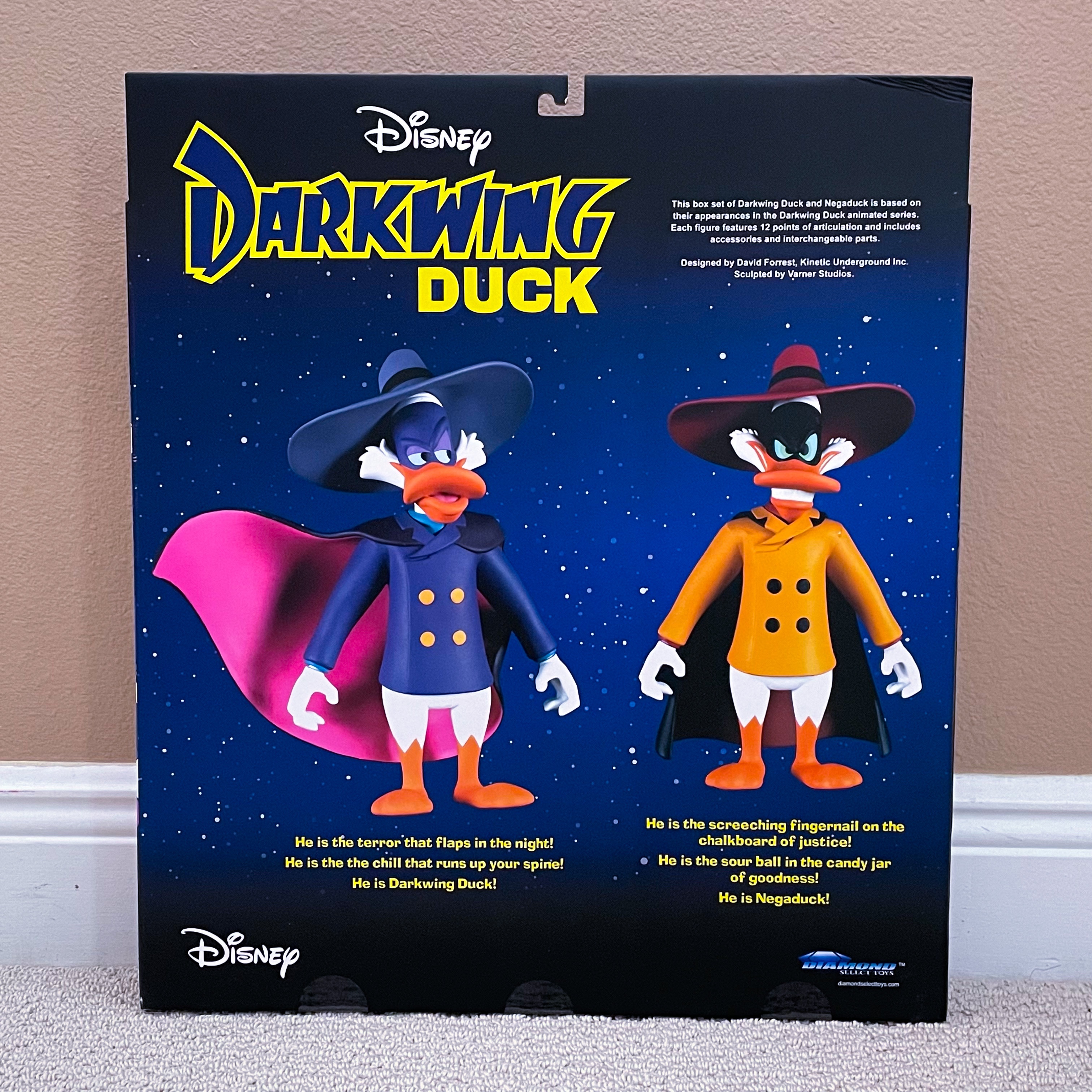 Diamond Select Toys Darkwing Duck and Negaduck Deluxe Figure Set